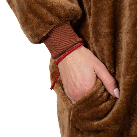 Piżama jednoczęściowa kigurumi damska kombinezon renifer rozmiar L