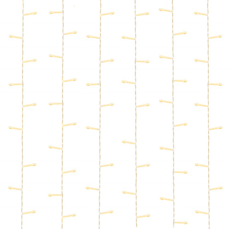 Kurtyna świetlna 200 led girlanda, lampki sople biały ciepły