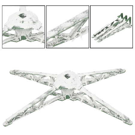 Choinka sztuczna 250 cm świerk kaukaski ośnieżony jak żywy