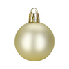 Bombki choinkowe 40 szt. okrągłe, lizaki, szyszki, laski cukrowe nietłukące ozdoby złote