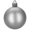 Bombki choinkowe 100 szt. komplet dekoracje świąteczne zawieszki nietłukące srebrne
