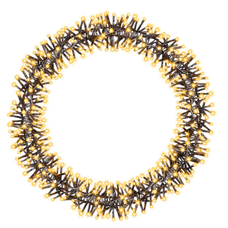 Wieniec świąteczny 300 LED dekoracja świetlna na drzwi 40 cm 8 trybów świecenia, IP44 ciepły biały