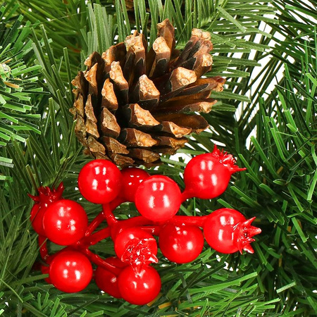 Łańcuch na choinkę 100cm zielony, girlanda choinkowa, średnica 15cm