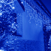 Kurtyna świetlna 1500 led girlanda, lampki wewnętrzno-zewnętrzne sople niebieski