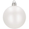 Bombki choinkowe 12 szt. biały mat zestaw choinkowy