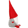 Skrzat 32cm mikołaj ozdoba świąteczna, krasnal świąteczny, gnom szary czerwony