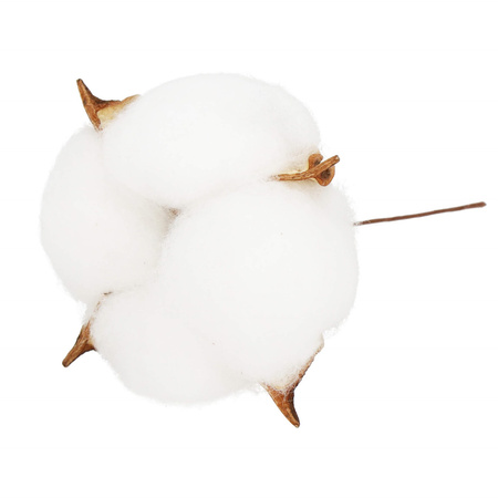 Sztuczna bawełna 12 szt. ozdoby świąteczne na druciku dekoracja do stroika