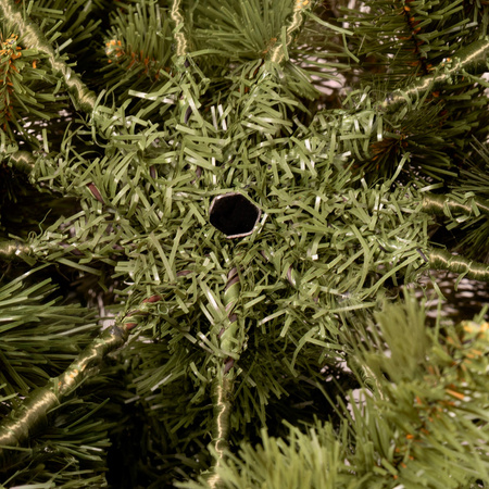 Choinka sztuczna jak żywa 240 cm świerk naturalny ze stojakiem nowoczesny gęsty