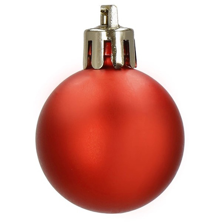 Bombki choinkowe 74 szt. ozdoby świąteczne zestaw multikolor