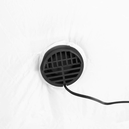 Bałwan dmuchany 240 cm samopompujący na zewnątrz IP44 z oświetleniem LED