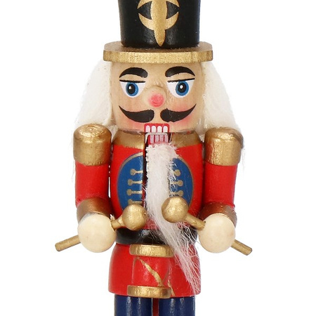 Zawieszka choinkowa 3 szt. dziadek do orzechów 13 cm świąteczna ozdoba multikolor