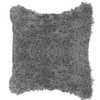 Poszewka dekoracyjna na poduszkę, włochacz 40x40cm grafit