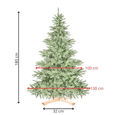 Choinka sztuczna Premium Royal Trees 180 cm świerk naturalny ze stojakiem drzewko