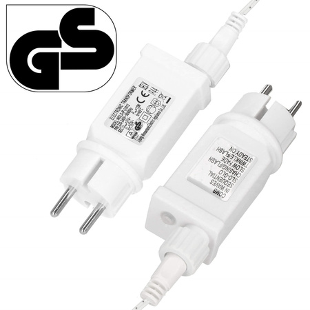 Kurtyna świetlna z pilotem 306 led girlanda, lampki wewnętrzno-zewnętrzne sople zimny biały