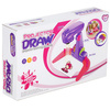 Rzutnik do nauki rysowania dla dzieci szkicownik z notesem i mazakami różowy