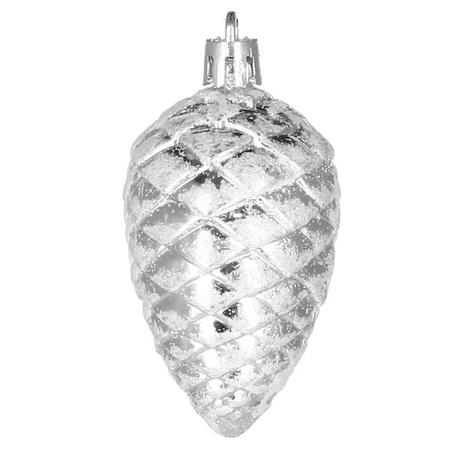 Bombki choinkowe 77 szt. ozdoby świąteczne srebrny