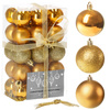 Bombki choinkowe na choinkę zestaw 30 szt.