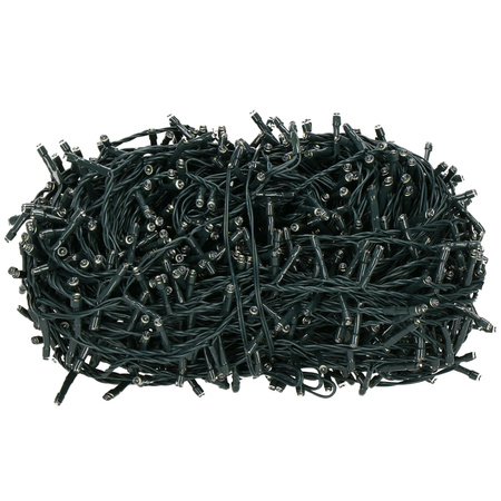 Kurtyna świetlna 300 led girlanda, lampki zewnętrzne sople ciepły biały + flash