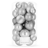 Bombki choinkowe 30 szt. ozdoby świąteczne srebrny
