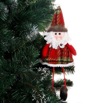 Bałwanek wiszący 38cm zawieszka ozdoba świąteczna, krasnal świąteczny, gnom