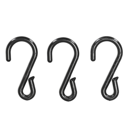 Zawieszki, haczyki do bombek, 60 szt. mocowanie do dekoracji zewnętrzych, świątecznych, zaczepy, czarne