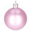 Bombki choinkowe 77 szt. ozdoby świąteczne różowy