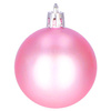 Bombki choinkowe 25 szt. ozdoby świąteczne zestaw różowy