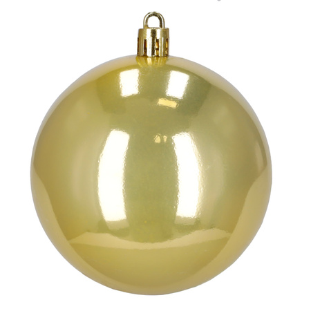 Bombki choinkowe 36 szt. komplet dekoracje świąteczne ozdoby nietłukące złote