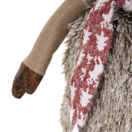 Renifer z teleskopowymi nóżkami 74 cm dekoracja świąteczna, figurka pod choinkę