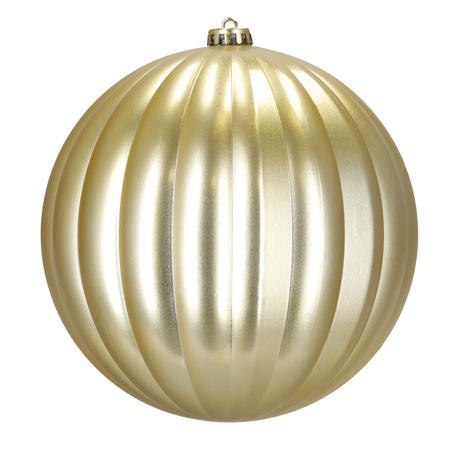 Duże bombki choinkowe 3 szt. ozdoby świąteczne 20,5 cm brokat złote