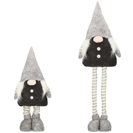 Pani skrzat 45-73cm ozdoba świąteczna, krasnal świąteczny, gnom na teleskopowych nóżkach