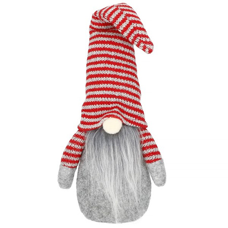 Para krasnali 30cm ozdoba świąteczna, skrzat świąteczny, gnom w paski