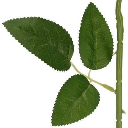 Wieczna róża z łodygą 50cm sztuczny kwiat jak żywy czerwony