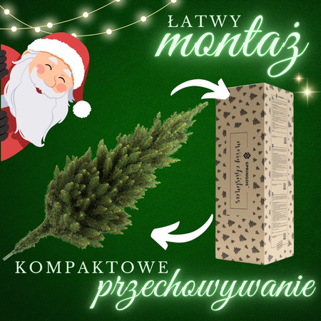 Choinka sztuczna 150 cm świerk skandynawski choinka jak żywa