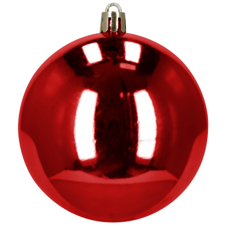 Bombki choinkowe, zestaw 100 szt. dekoracji do stroika nietłukące, czerwone