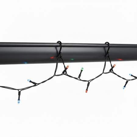 Zawieszki, haczyki do bombek, 60 szt. mocowanie do dekoracji zewnętrzych, świątecznych, zaczepy, czarne