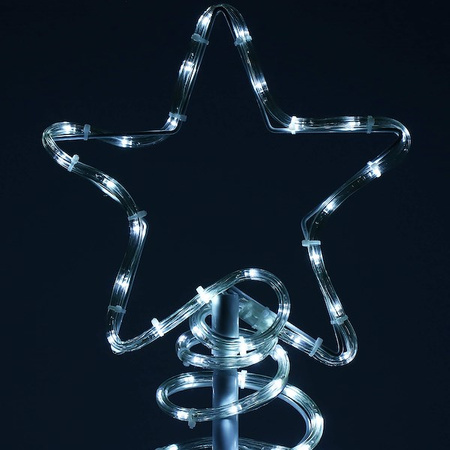 Choinka na zewnątrz 192 Led zimny biały 8m wąż świetlny IP44