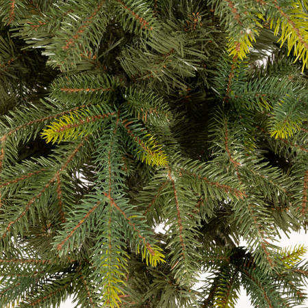 Choinka sztuczna na pniu jak żywa 220 cm świerk naturalny gęsta nowoczesna