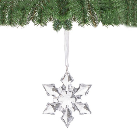 Kryształki 9 szt. przezroczyste bombki choinkowe śnieżynki