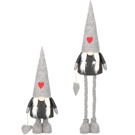 Skrzat 85-130 cm ozdoba świąteczna, krasnal świąteczny, gnom na teleskopowych nóżkach