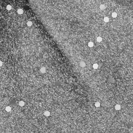 Kokardka świąteczna na choinkę brokatowa zawieszka choinkowa srebrna