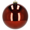 Bombki choinkowe 2 szt. ozdoby świąteczne zawieszki 15 cm czerwień