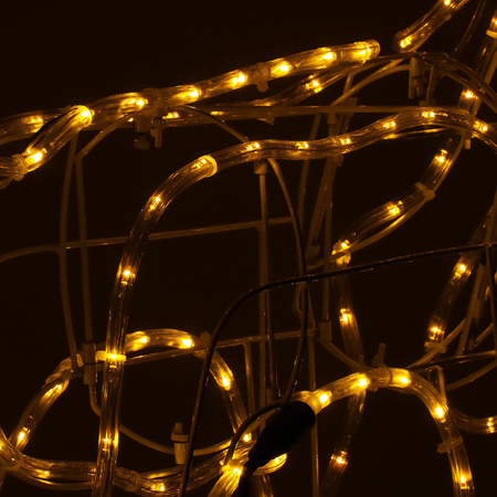 Renifer Led 85 cm świąteczny, świetlna dekoracja do ogrodu biały ciepły