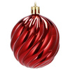 Bombki choinkowe 20 szt. ozdoby świąteczne zestaw czerwony