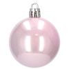 Bombki choinkowe 12 szt. ozdoby świąteczne zestaw 3cm różowy