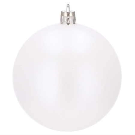 Bombki choinkowe 37 szt. ozdoby świąteczne perłowy biały