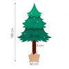 Choinka na pniu 180 cm sztuczna sosna