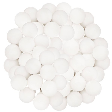 Lampki choinkowe 50 Led kuleczki biały ciepły z programatorem na baterie