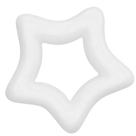 Bombka styropianowa 10cm gwiazda styropianowa decoupage