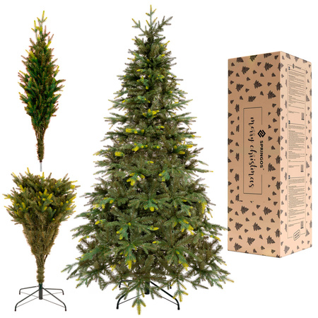 Świerk naturalny, drzewko świąteczne 220 cm choinka sztuczna, produkcja polska